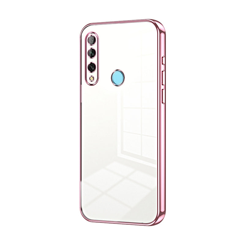Huawei Enjoy 10 Plus Case - Transparent Plating & Precision Hole Design for Luxury and Protection-buycases.co.uk