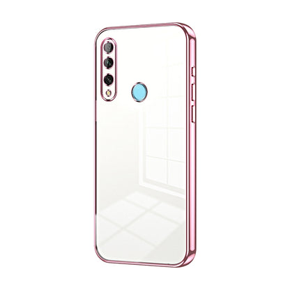 Huawei Enjoy 10 Plus Case - Transparent Plating & Precision Hole Design for Luxury and Protection-buycases.co.uk