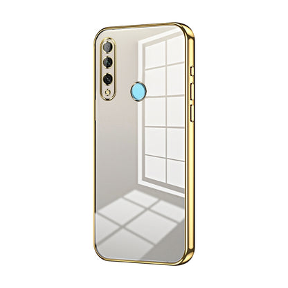 Huawei Enjoy 10 Plus Case - Transparent Plating & Precision Hole Design for Luxury and Protection-buycases.co.uk