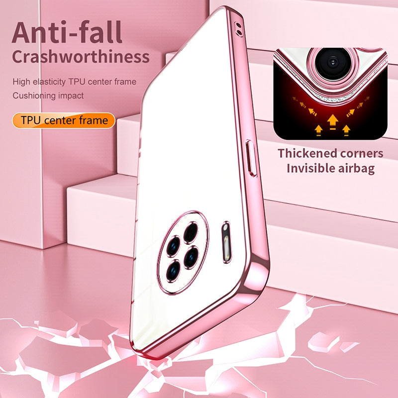 Huawei Mate 30 Case - Transparent Plating & Precision Hole Design for Luxury and Protection-buycases.co.uk