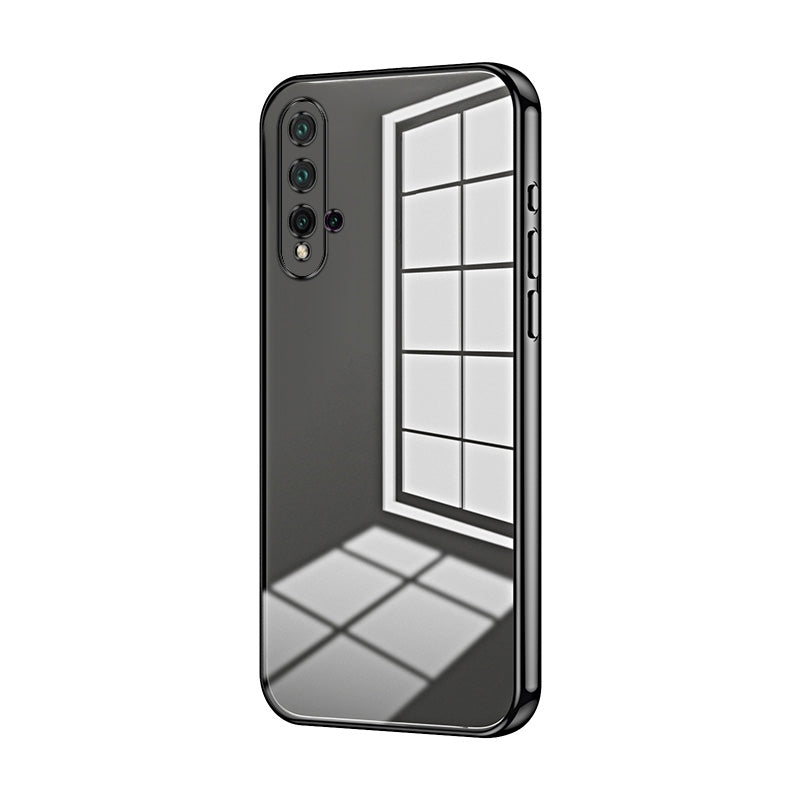 Huawei nova 5 Pro Case - Transparent Plating & Precision Hole Design for Luxury and Protection-buycases.co.uk