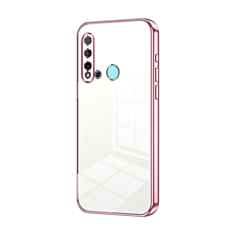 Huawei P20 lite 2019 Case - Transparent Plating & Precision Hole Design for Luxury and Protection-buycases.co.uk