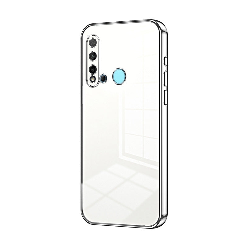 Huawei P20 lite 2019 Case - Transparent Plating & Precision Hole Design for Luxury and Protection-buycases.co.uk