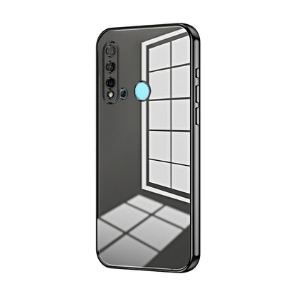 Huawei nova 5i Case - Transparent Plating & Precision Hole Design for Luxury and Protection-buycases.co.uk