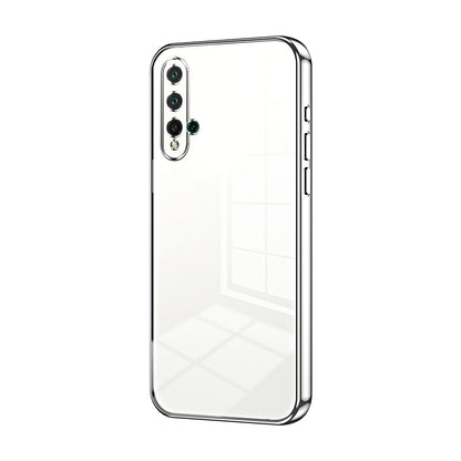 Huawei nova 5 Case - Transparent Plating & Precision Hole Design for Luxury and Protection-buycases.co.uk