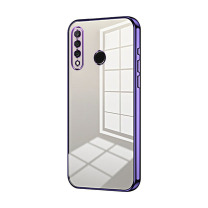 Huawei nova 4e Case - Transparent Plating & Precision Hole Design for Luxury and Protection-buycases.co.uk