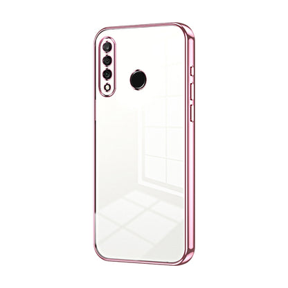 Huawei nova 4e Case - Transparent Plating & Precision Hole Design for Luxury and Protection-buycases.co.uk