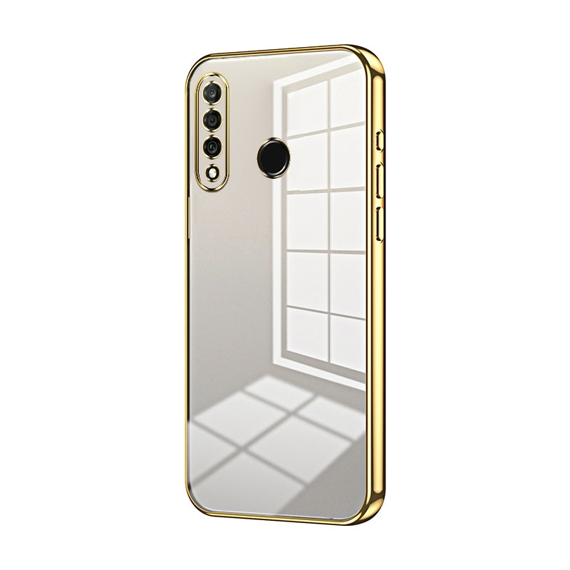 Huawei nova 4e Case - Transparent Plating & Precision Hole Design for Luxury and Protection-buycases.co.uk
