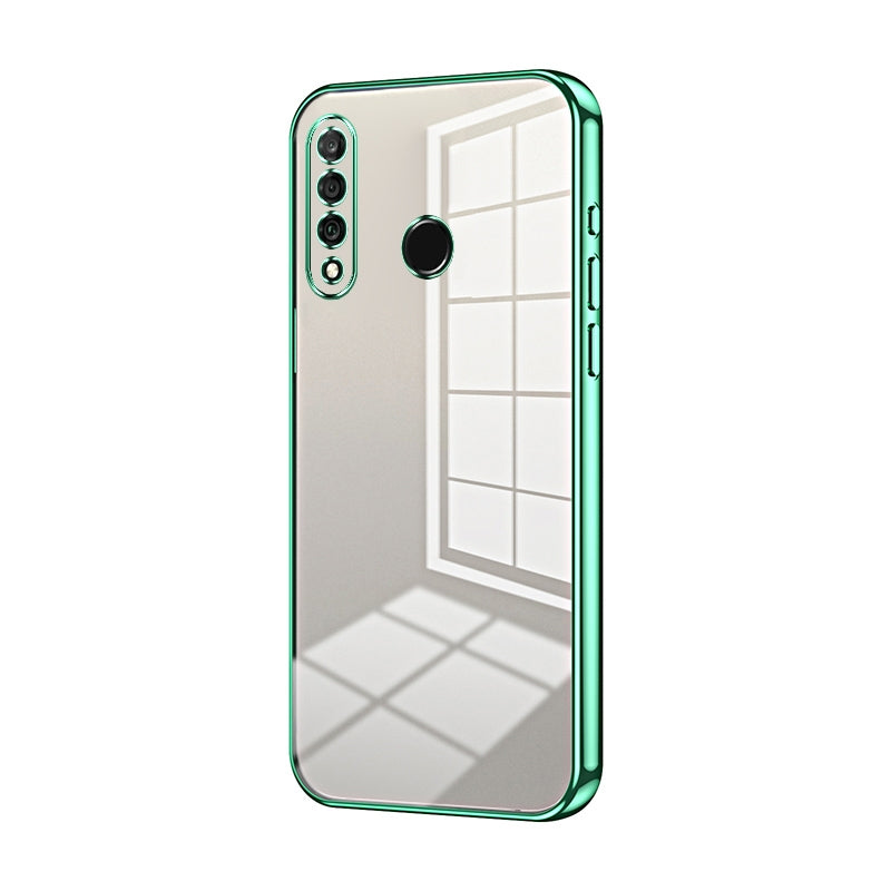 Huawei nova 4e Case - Transparent Plating & Precision Hole Design for Luxury and Protection-buycases.co.uk