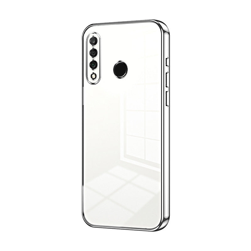Huawei nova 4e Case - Transparent Plating & Precision Hole Design for Luxury and Protection-buycases.co.uk