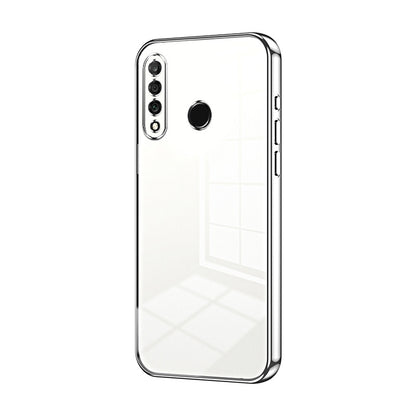 Huawei nova 4e Case - Transparent Plating & Precision Hole Design for Luxury and Protection-buycases.co.uk