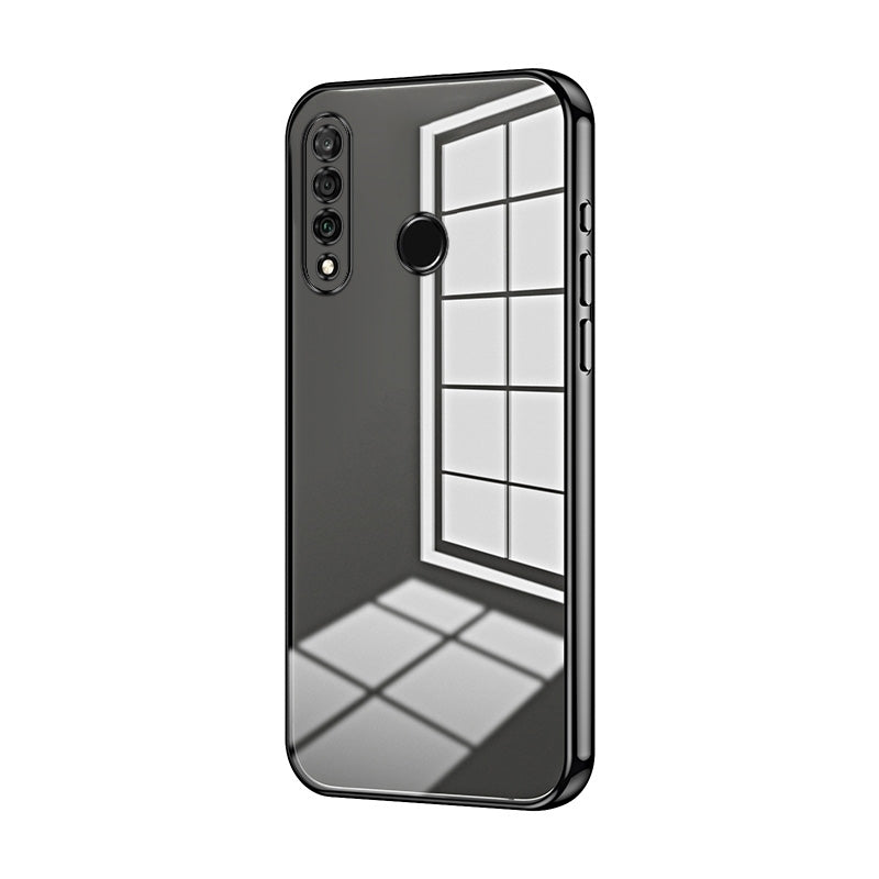 Huawei nova 4e Case - Transparent Plating & Precision Hole Design for Luxury and Protection-buycases.co.uk