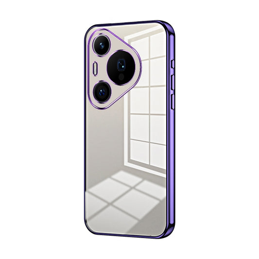 Huawei Pura 70 Pro Case - Transparent Plating & Precision Hole Design for Luxury and Protection-buycases.co.uk