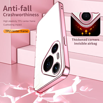 Huawei Pura 70 Pro Case - Transparent Plating & Precision Hole Design for Luxury and Protection-buycases.co.uk