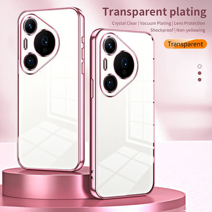 Huawei Pura 70 Pro Case - Transparent Plating & Precision Hole Design for Luxury and Protection-buycases.co.uk