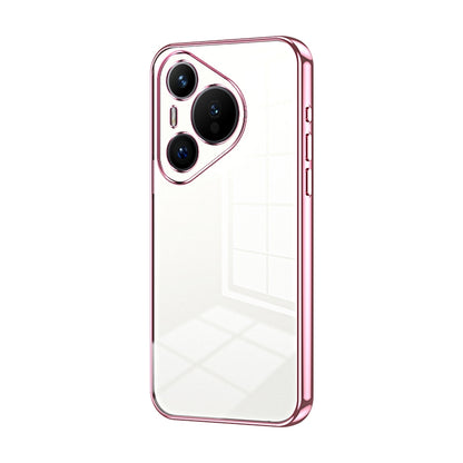 Huawei Pura 70 Case - Transparent Plating & Precision Hole Design for Luxury and Protection-buycases.co.uk