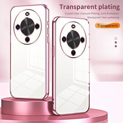 Huawei Maimang 30 Case - Transparent Plating & Precision Hole Design for Luxury and Protection-buycases.co.uk