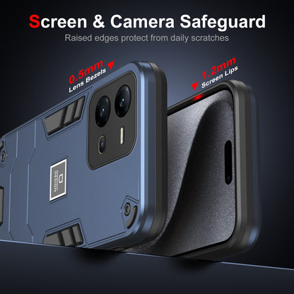 vivo V25 5G Shockproof Case - Durable TPU+PC Material, Lightweight, Anti-Fall and Anti-Bump Design, Fashionable Phone Protection-buycases.co.uk