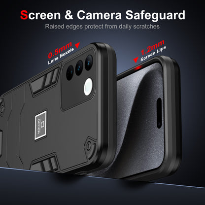 vivo V27 Shockproof Case - Durable TPU+PC Material, Lightweight, Anti-Fall and Anti-Bump Design, Fashionable Phone Protection-buycases.co.uk