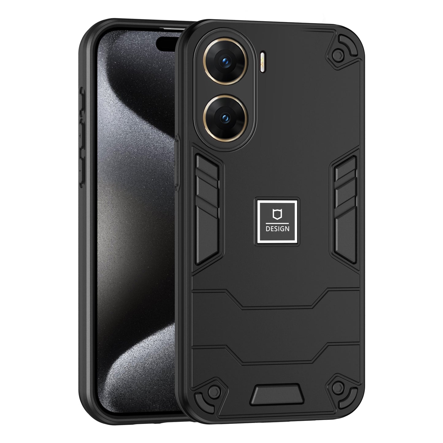 vivo V29e Shockproof Case - Durable TPU+PC Material, Lightweight, Anti-Fall and Anti-Bump Design, Fashionable Phone Protection-buycases.co.uk