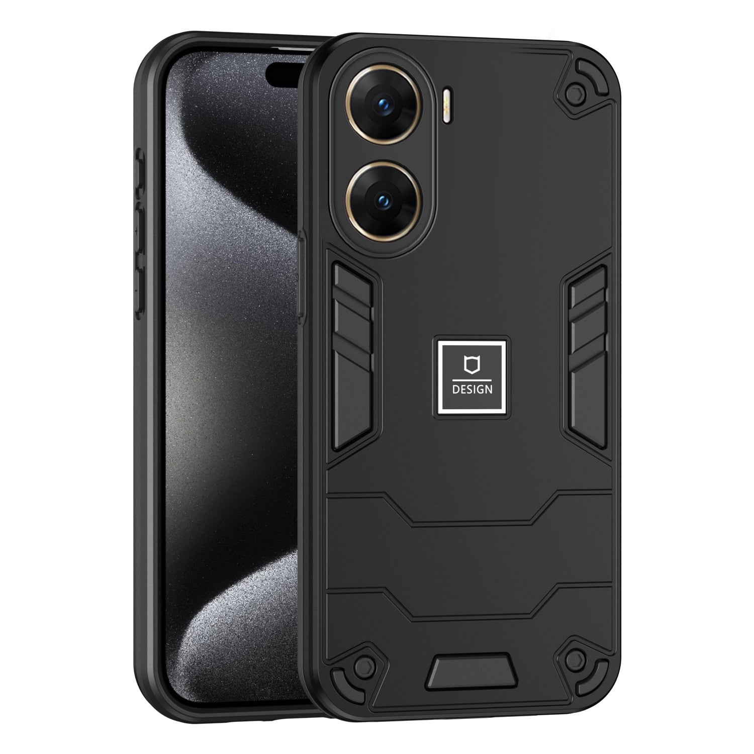 vivo V29e Shockproof Case - Durable TPU+PC Material, Lightweight, Anti-Fall and Anti-Bump Design, Fashionable Phone Protection-buycases.co.uk