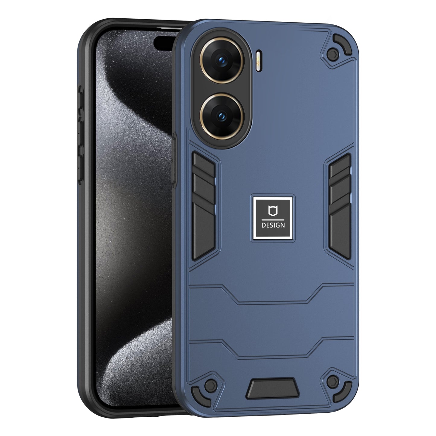 vivo V29e Shockproof Case - Durable TPU+PC Material, Lightweight, Anti-Fall and Anti-Bump Design, Fashionable Phone Protection-buycases.co.uk