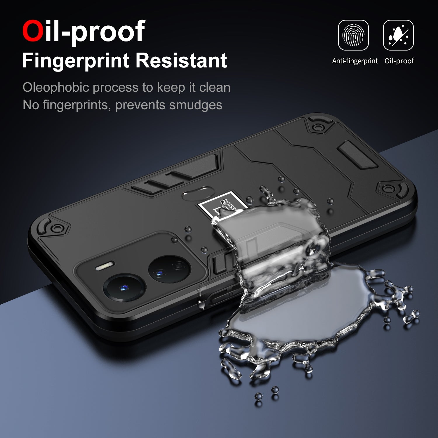 vivo Y16 Shockproof Case - Durable TPU+PC Material, Lightweight, Anti-Fall and Anti-Bump Design, Fashionable Phone Protection-buycases.co.uk