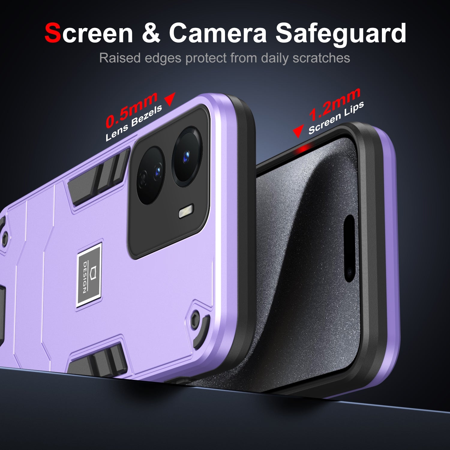 vivo Y16 Shockproof Case - Durable TPU+PC Material, Lightweight, Anti-Fall and Anti-Bump Design, Fashionable Phone Protection-buycases.co.uk