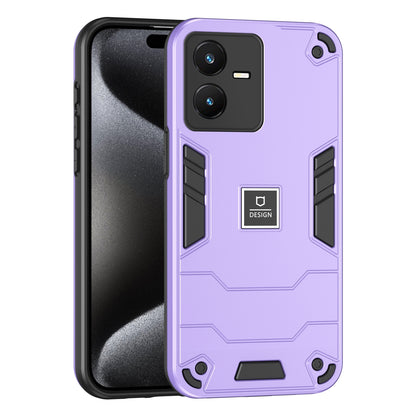 vivo Y22s Shockproof Case - Durable TPU+PC Material, Lightweight, Anti-Fall and Anti-Bump Design, Fashionable Phone Protection-buycases.co.uk