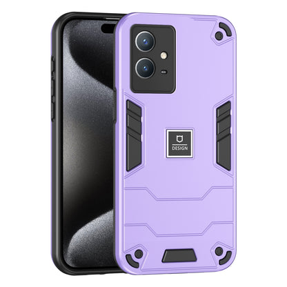 vivo Y33s Shockproof Case - Durable TPU+PC Material, Lightweight, Anti-Fall and Anti-Bump Design, Fashionable Phone Protection-buycases.co.uk