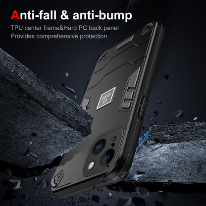 iPhone 14 Plus Shockproof Case - Durable TPU+PC Material, Lightweight, Anti-Fall and Anti-Bump Design, Fashionable Phone Protection-buycases.co.uk