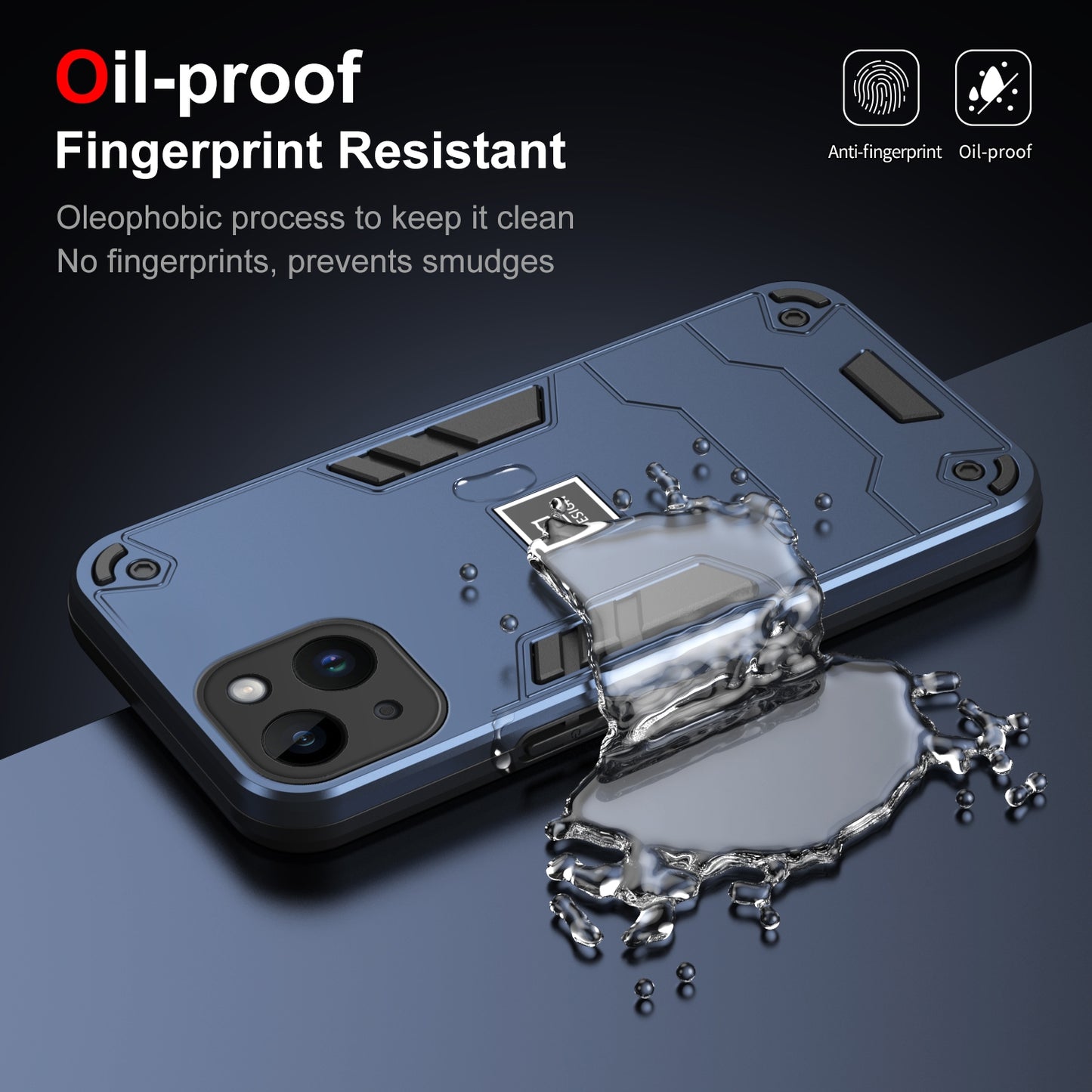 iPhone 14 Plus Shockproof Case - Durable TPU+PC Material, Lightweight, Anti-Fall and Anti-Bump Design, Fashionable Phone Protection-buycases.co.uk