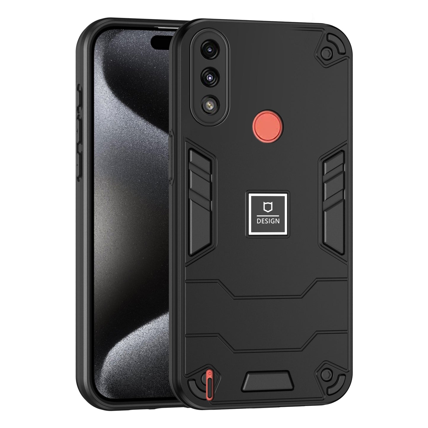Motorola Moto E7 Power Shockproof Case - Durable TPU+PC Material, Lightweight, Anti-Fall and Anti-Bump Design, Fashionable Phone Protection-buycases.co.uk