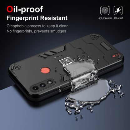 Motorola Moto E7 Power Shockproof Case - Durable TPU+PC Material, Lightweight, Anti-Fall and Anti-Bump Design, Fashionable Phone Protection-buycases.co.uk