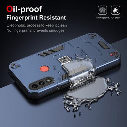 Motorola Moto E7 Power Shockproof Case - Durable TPU+PC Material, Lightweight, Anti-Fall and Anti-Bump Design, Fashionable Phone Protection-buycases.co.uk