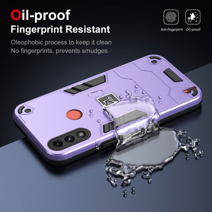 Motorola Moto E7 Power Shockproof Case - Durable TPU+PC Material, Lightweight, Anti-Fall and Anti-Bump Design, Fashionable Phone Protection-buycases.co.uk