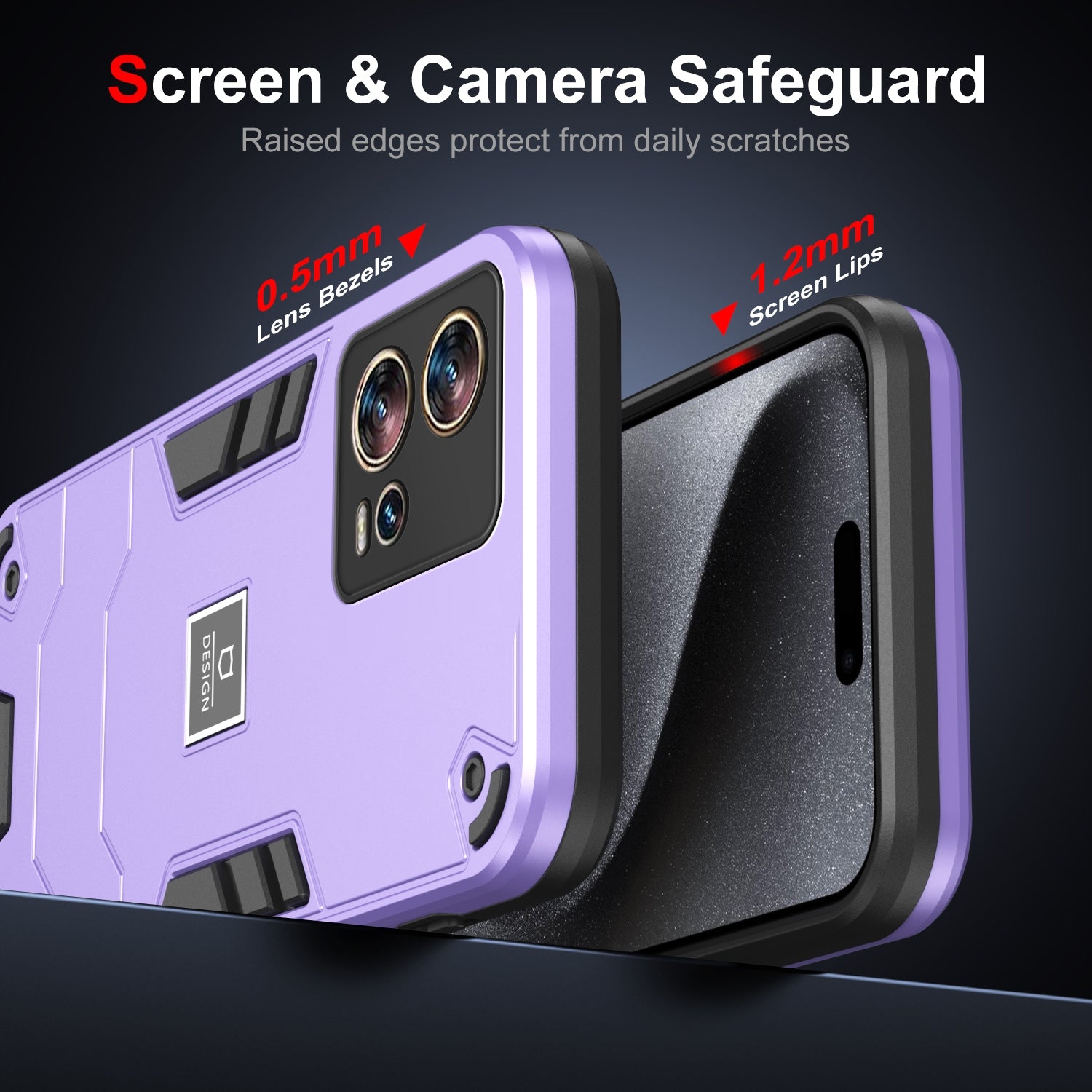 Motorola Edge 30 Fusion Shockproof Case - Durable TPU+PC Material, Lightweight, Anti-Fall and Anti-Bump Design, Fashionable Phone Protection-buycases.co.uk