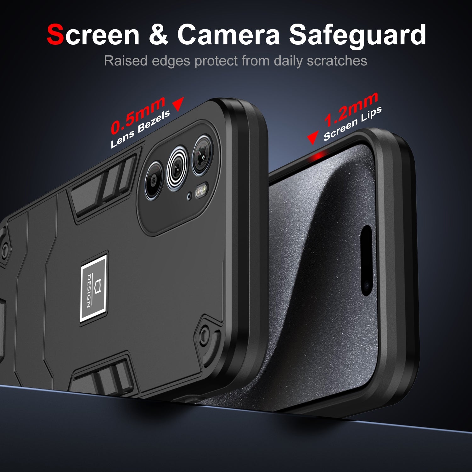 Motorola Edge 30 Pro Shockproof Case - Durable TPU+PC Material, Lightweight, Anti-Fall and Anti-Bump Design, Fashionable Phone Protection-buycases.co.uk