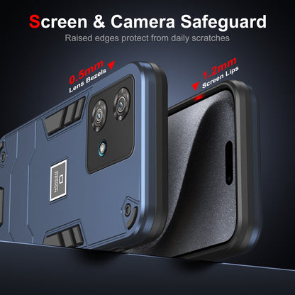 Motorola Edge 40 Neo Shockproof Case - Durable TPU+PC Material, Lightweight, Anti-Fall and Anti-Bump Design, Fashionable Phone Protection-buycases.co.uk