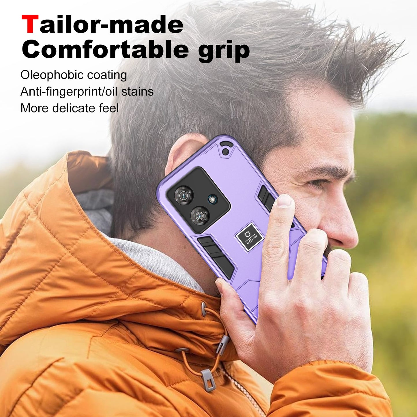 Motorola Edge 40 Neo Shockproof Case - Durable TPU+PC Material, Lightweight, Anti-Fall and Anti-Bump Design, Fashionable Phone Protection-buycases.co.uk