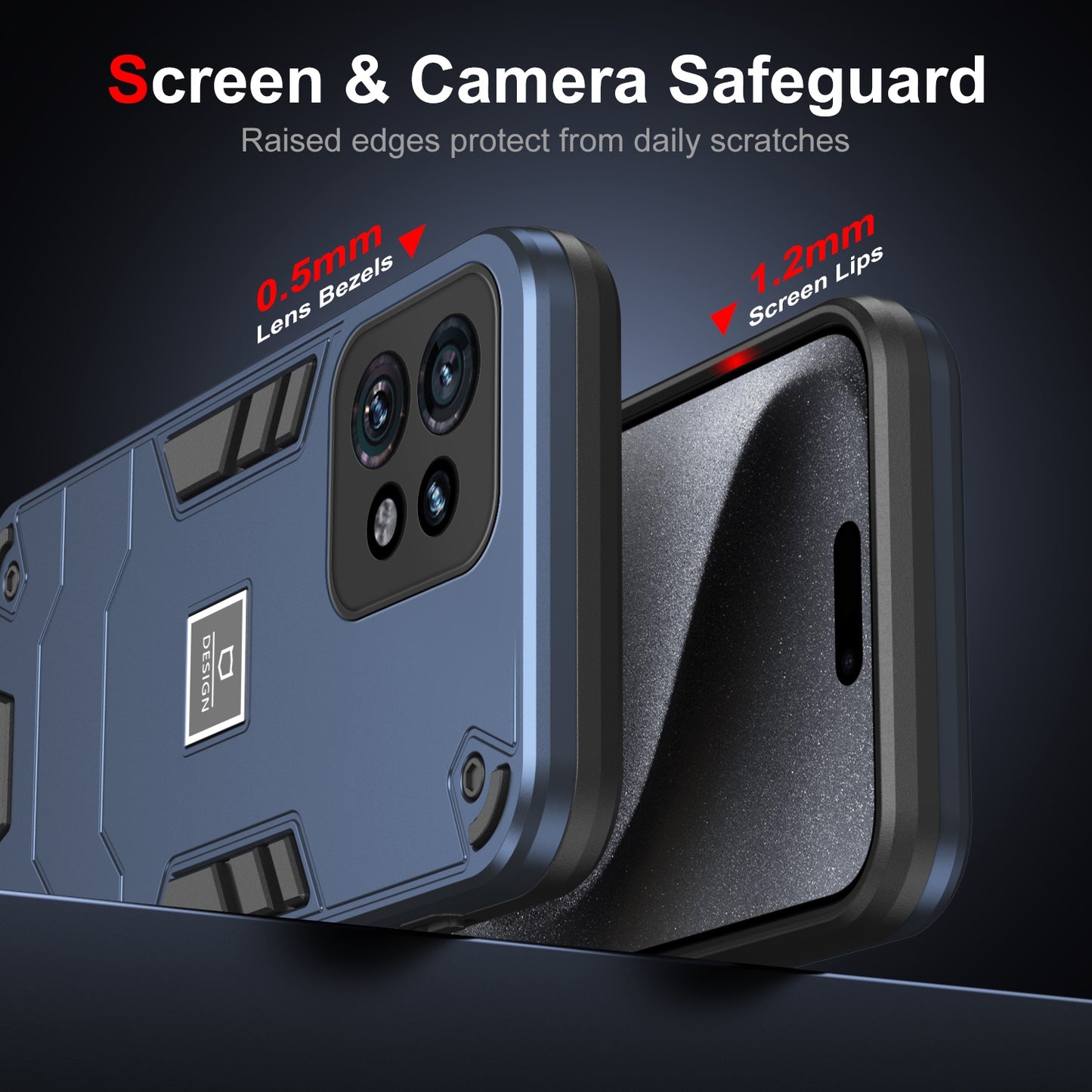 Motorola Edge 40 Pro Shockproof Case - Durable TPU+PC Material, Lightweight, Anti-Fall and Anti-Bump Design, Fashionable Phone Protection-buycases.co.uk