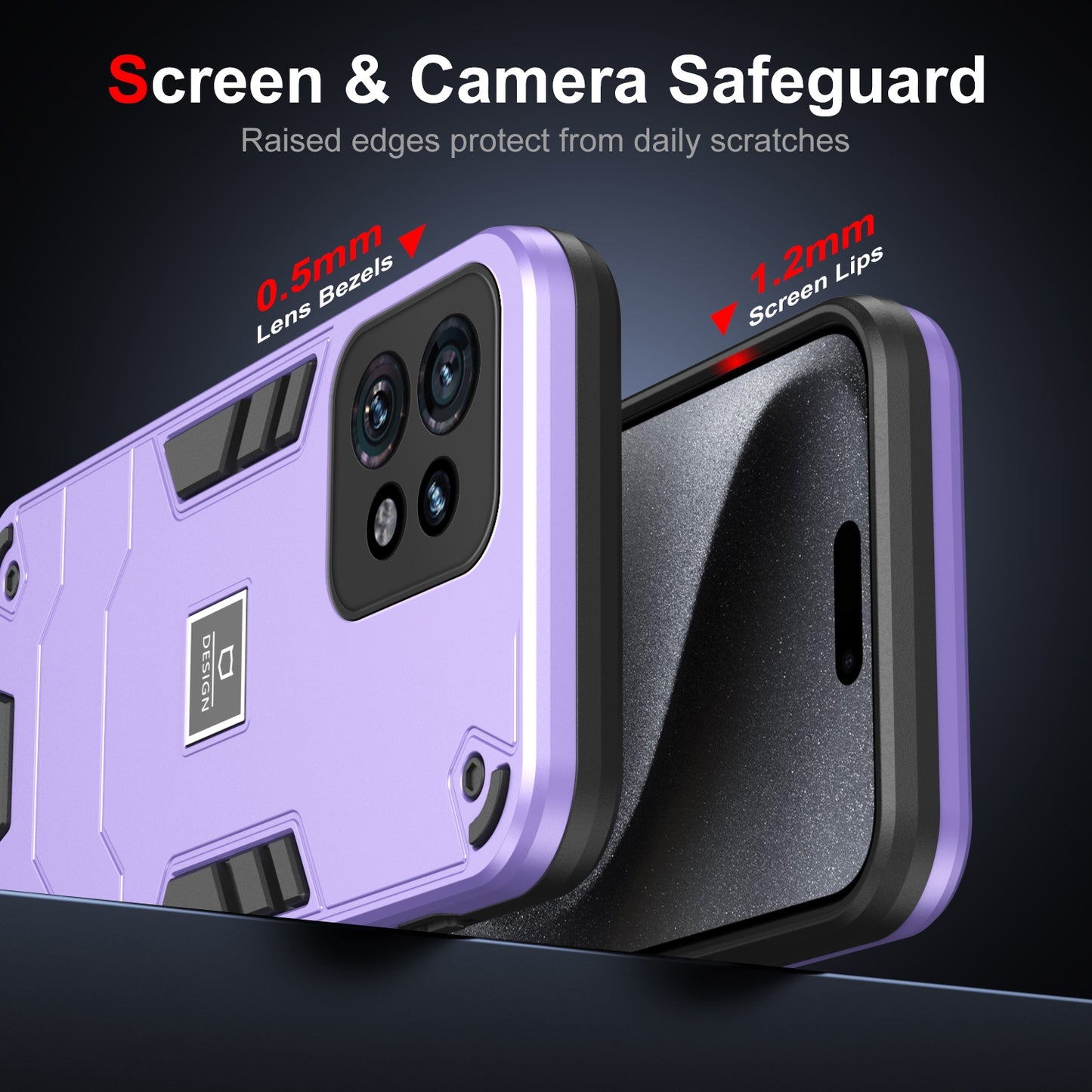 Motorola Edge 40 Pro Shockproof Case - Durable TPU+PC Material, Lightweight, Anti-Fall and Anti-Bump Design, Fashionable Phone Protection-buycases.co.uk