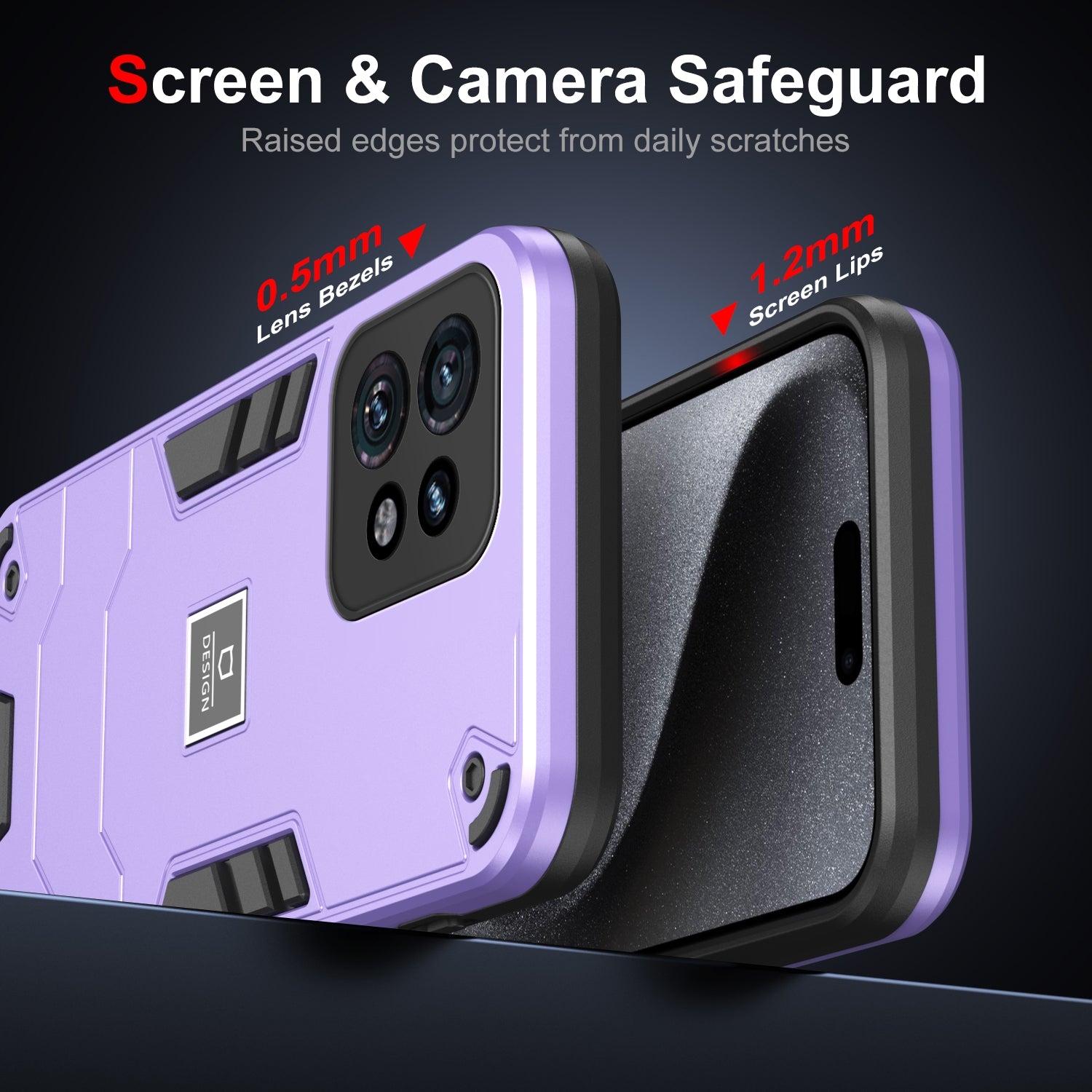 Motorola Edge 40 Pro Shockproof Case - Durable TPU+PC Material, Lightweight, Anti-Fall and Anti-Bump Design, Fashionable Phone Protection-buycases.co.uk