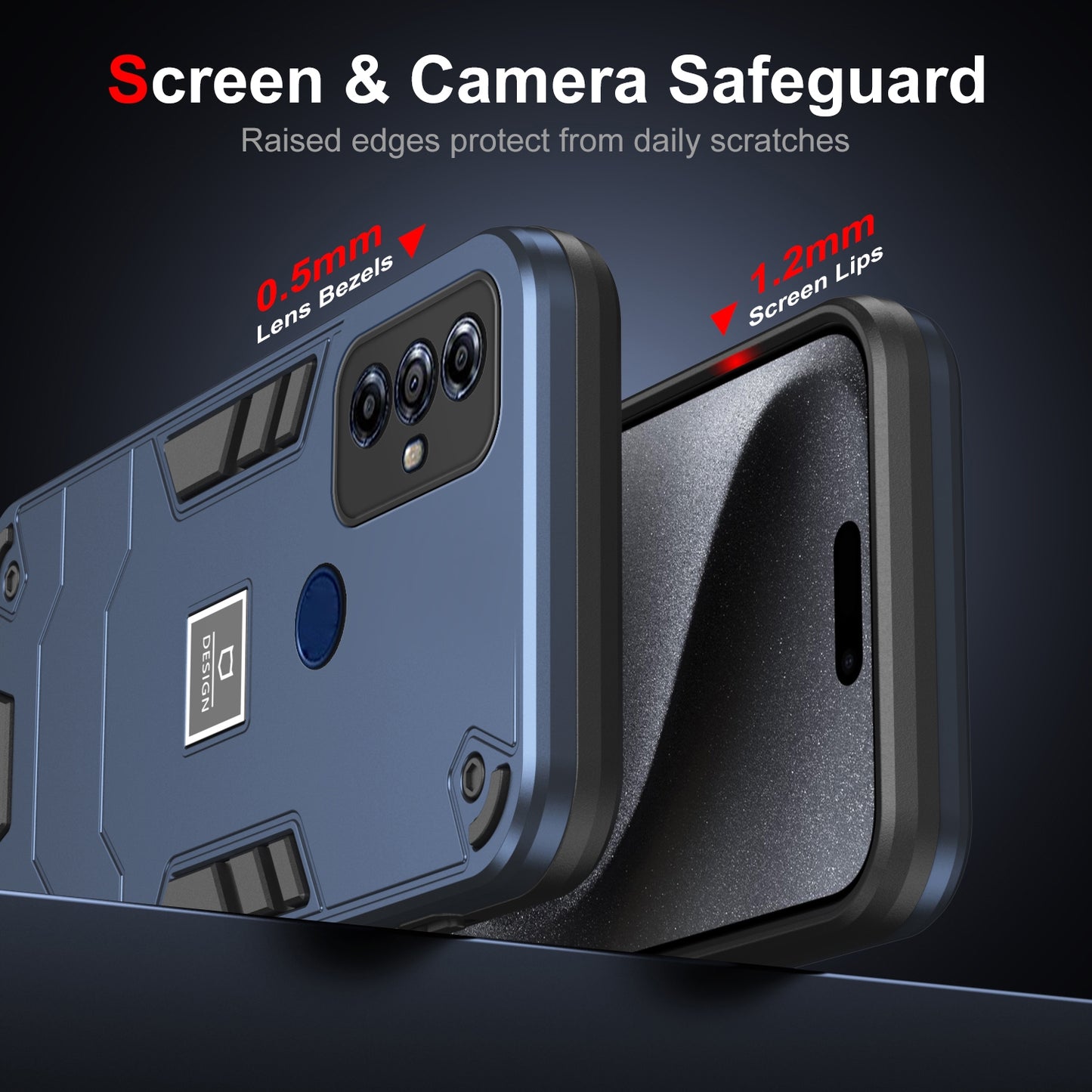 Motorola Moto G Play 2023 Shockproof Case - Durable TPU+PC Material, Lightweight, Anti-Fall and Anti-Bump Design, Fashionable Phone Protection-buycases.co.uk