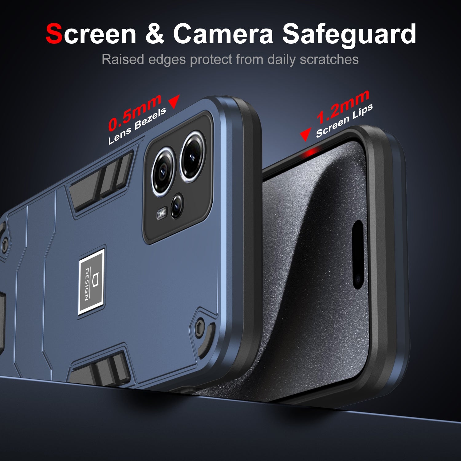 Motorola Moto G13 Shockproof Case - Durable TPU+PC Material, Lightweight, Anti-Fall and Anti-Bump Design, Fashionable Phone Protection-buycases.co.uk