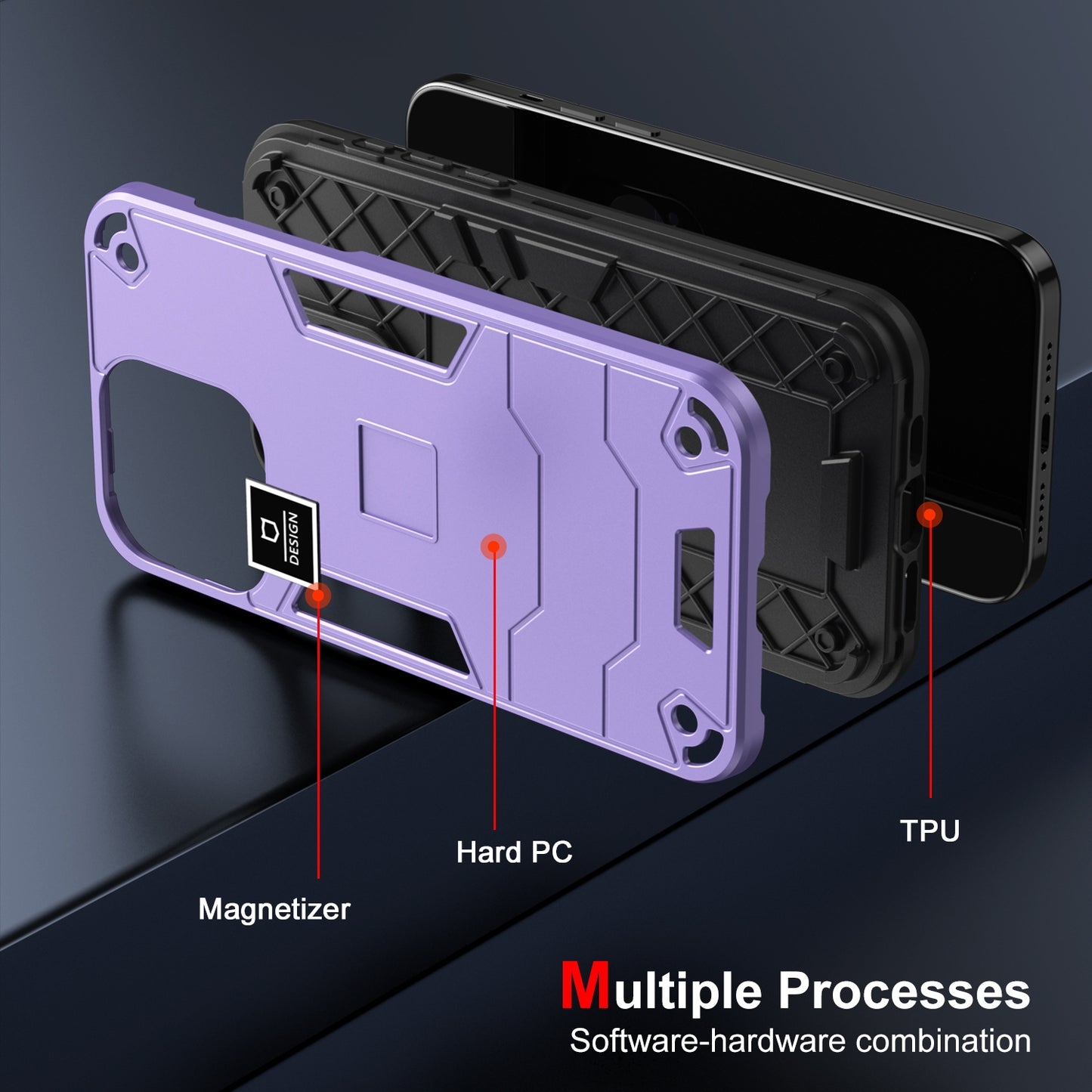 Motorola Moto G13 Shockproof Case - Durable TPU+PC Material, Lightweight, Anti-Fall and Anti-Bump Design, Fashionable Phone Protection-buycases.co.uk
