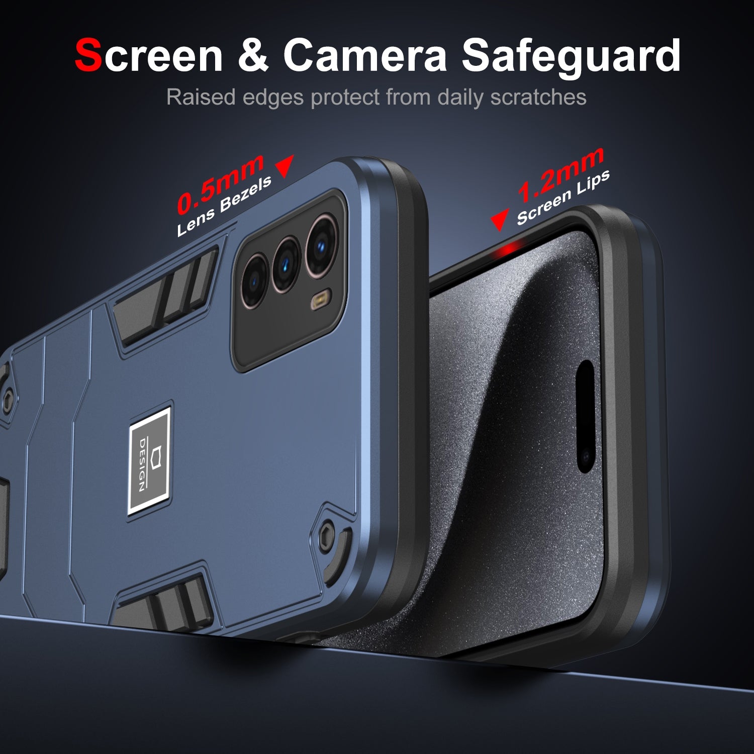 Motorola Moto G42 Shockproof Case - Durable TPU+PC Material, Lightweight, Anti-Fall and Anti-Bump Design, Fashionable Phone Protection-buycases.co.uk