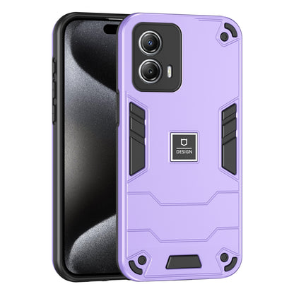 Motorola Moto G53 Shockproof Case - Durable TPU+PC Material, Lightweight, Anti-Fall and Anti-Bump Design, Fashionable Phone Protection-buycases.co.uk