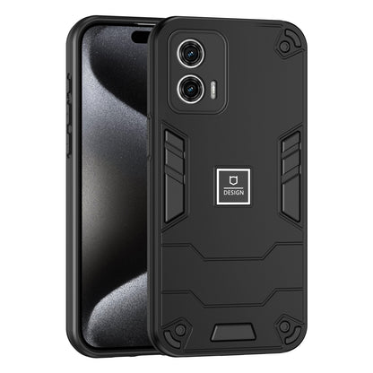 Motorola Moto G73 Shockproof Case - Durable TPU+PC Material, Lightweight, Anti-Fall and Anti-Bump Design, Fashionable Phone Protection-buycases.co.uk