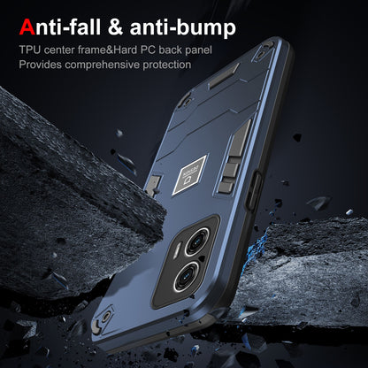 Motorola Moto G73 Shockproof Case - Durable TPU+PC Material, Lightweight, Anti-Fall and Anti-Bump Design, Fashionable Phone Protection-buycases.co.uk